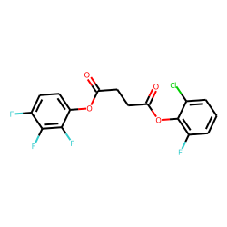 Succinic acid, 2-chloro-6-fluorophenyl 2,3,4-trifluorophenyl ester