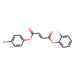 Fumaric acid, 4-bromophenyl 2-fluorophenyl ester