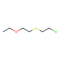 (2-Chloroethylthio)ethyl ethyl ether