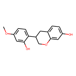 2H-1-Benzopyran-7-ol, 3,4-dihydro-3-(2-hydroxy-4-methoxyphenyl)-