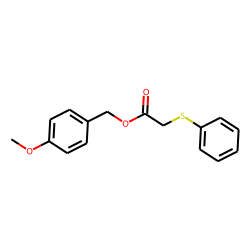(Phenylthio)acetic acid, (4-methoxyphenyl)methyl ester