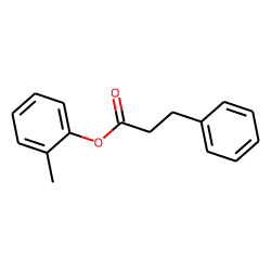 3-Phenylpropionic acid, 2-methylphenyl ester