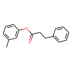 3-Phenylpropionic acid, 3-methylphenyl ester