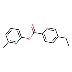 4-Ethylbenzoic acid, 3-methylphenyl ester