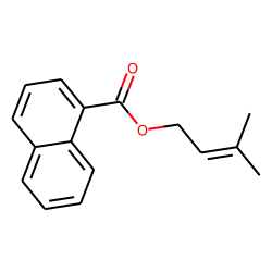 1-Naphthoic acid, 3-methylbut-2-enyl ester