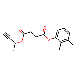Succinic acid, but-3-yn-2-yl 2,3-dimethylphenyl ester