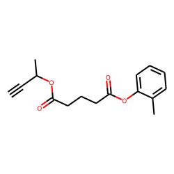 Glutaric acid, but-3-yn-2-yl 2-methylphenyl ester
