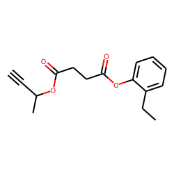 Succinic acid, but-3-yn-2-yl 2-ethylphenyl ester