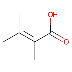 2-Butenoic acid, 2,3-dimethyl-