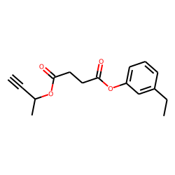 Succinic acid, but-3-yn-2-yl 3-ethylphenyl ester