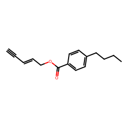 4-butylbenzoic acid, pent-2-en-4-ynyl ester