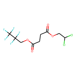 Succinic acid, 2,2-dichloroethyl 2,2,3,3,3-pentafluoropropyl ester