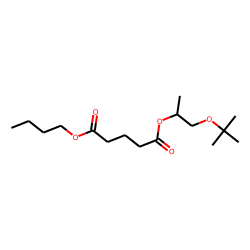 Glutaric acid, butyl 1-(tert-butoxy)prop-2-yl ester