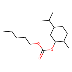 Carbonic acid, (1R)-(-)-menthyl pentyl ester
