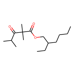 2,2,4-Trimethyl-3-oxovaleric acid, 2-ethylhexyl ester