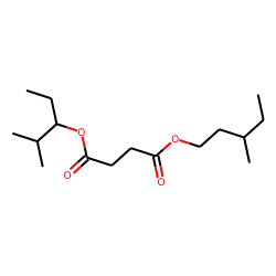 Succinic acid, 2-methylpent-3-yl 3-methylpentyl ester