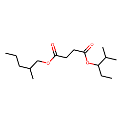 Succinic acid, 2-methylpent-3-yl 2-methylpentyl ester