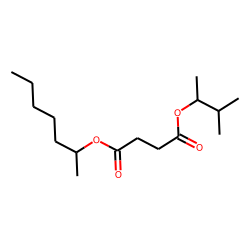 Succinic acid, hept-2-yl 3-methylbut-2-yl ester
