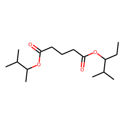 Glutaric acid, 3-methylbut-2-yl 2-methylpent-3-yl ester