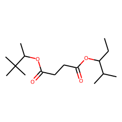 Succinic acid, 2-methylpent-3-yl 3,3-dimethylbut-2-yl ester