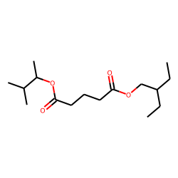 Glutaric acid, 3-methylbut-2-yl 2-ethylbutyl ester