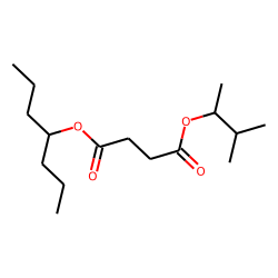 Succinic acid, 3-methylbut-2-yl 4-heptyl ester