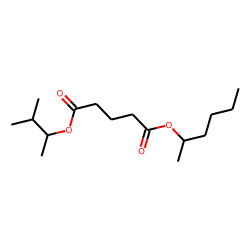 Glutaric acid, 3-methylbut-2-yl 2-hexyl ester