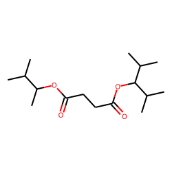 Succinic acid, 3-methylbut-2-yl 2,4-dimethylpent-3-yl ester