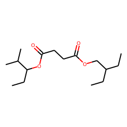 Succinic acid, 2-methylpent-3-yl 2-ethylbutyl ester