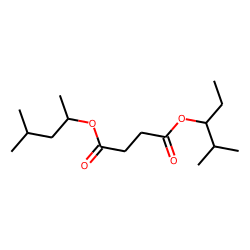Succinic acid, 2-methylpent-3-yl 4-methylpent-2-yl ester