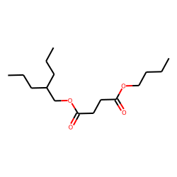 Succinic acid, butyl 2-propylpentyl ester