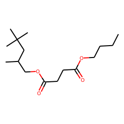 Succinic acid, butyl 2,4,4-trimethylpentyl ester