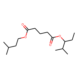 Glutaric acid, 2-methylpent-3-yl 3-methylbutyl ester