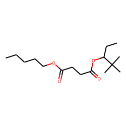 Succinic acid, 2,2-dimethylpent-3-yl pentyl ester