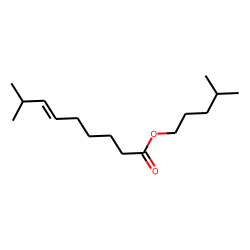 4-Methylpentyl 8-methylnon-6-enoate