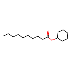 Decanoic acid, cyclohexyl ester