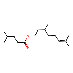 3,7-Dimethyloct-6-en-1-yl 4-methylpentanoate