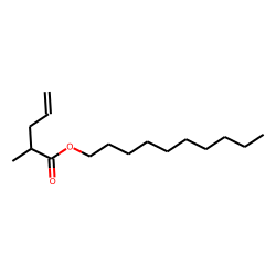 4-Pentenoic acid, 2-methyl-, decyl ester