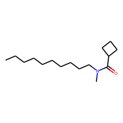 Cyclobutanecarboxamide, N-decyl-N-methyl-