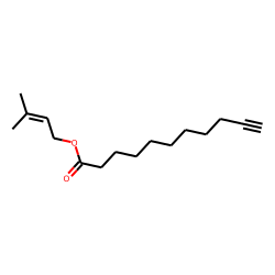 Undec-10-ynoic acid, 3-methylbut-2-en-1-yl ester