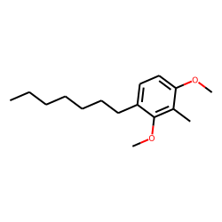 Benzene, 1,3-dimethoxy-4-heptyl-2-methyl