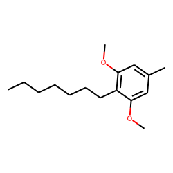 Benzene, 1,3-dimethoxy-2-heptyl-5-methyl