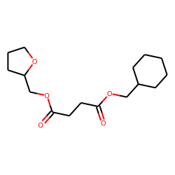 Succinic acid, cyclohexylmethyl tetrahydrofurfuryl ester