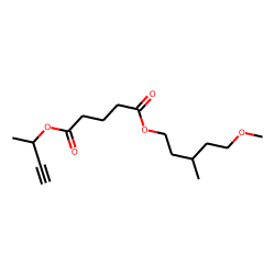 Glutaric acid, but-3-yn-2-yl 3-methyl-5-methoxypentyl ester