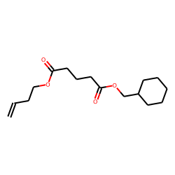 Glutaric acid, cyclohexylmethyl but-3-en-1-yl ester
