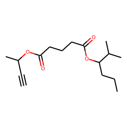 Glutaric acid, but-3-yn-2-yl 2-methylhex-3-yl ester