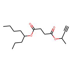 Succinic acid, but-3-yn-2-yl 4-octyl ester