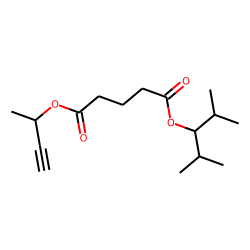 Glutaric acid, but-3-yn-2-yl 2,4-dimethylpent-3-yl ester