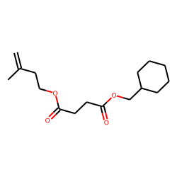 Succinic acid, cyclohexylmethyl 3-methylbut-3-en-1-yl ester