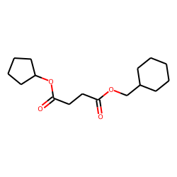 Succinic acid, cyclohexylmethyl cyclopentyl ester